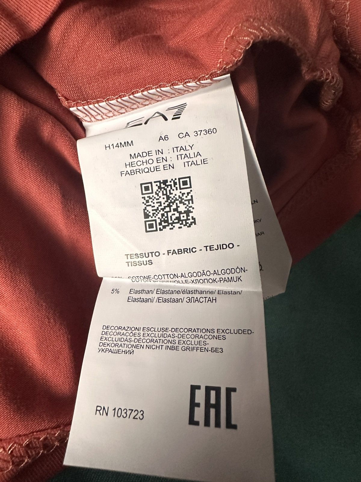 Emporio Armani T-shirt Size US XL / EU 56 / 4 - 2 Thumbnail
