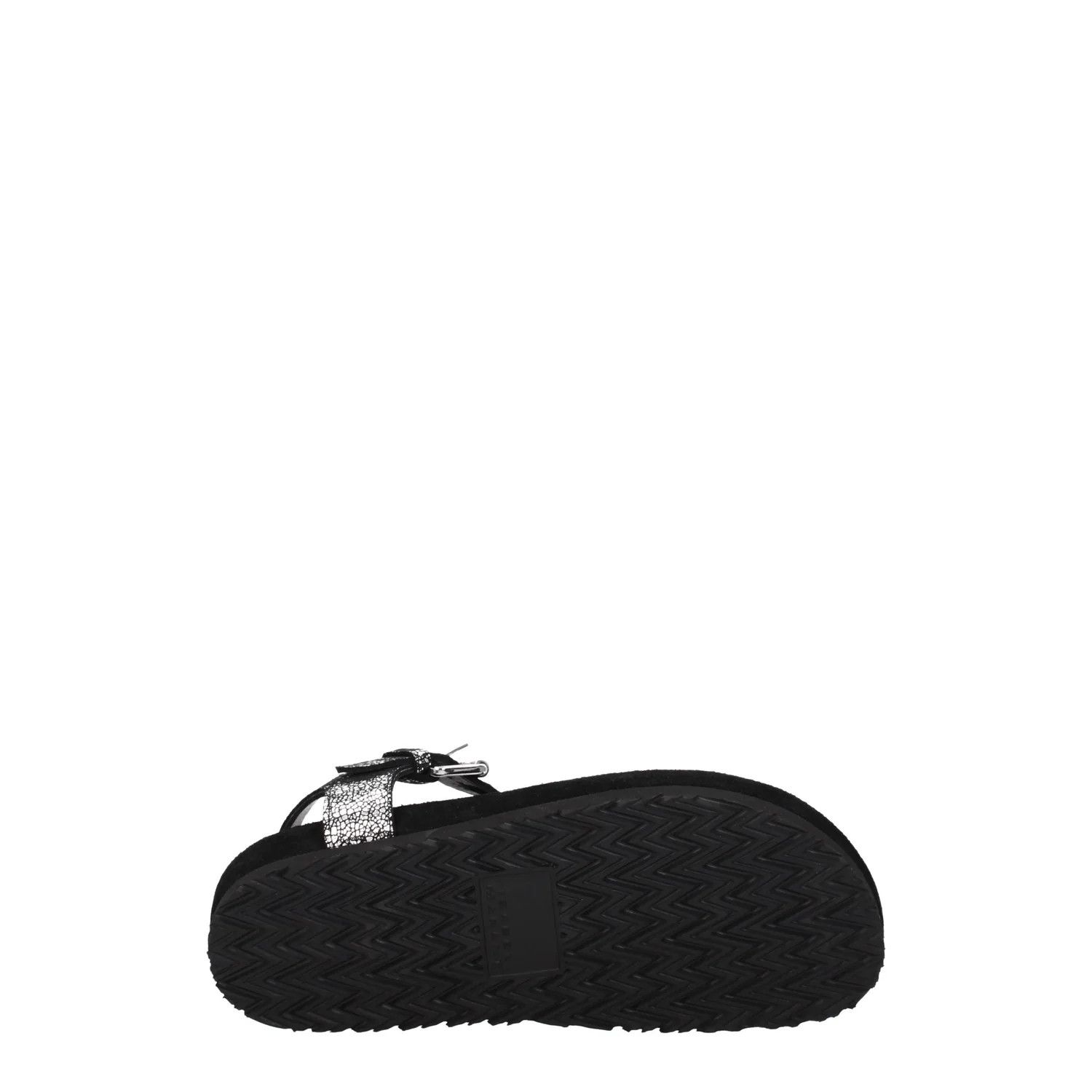 Isabel Marant ob1o1e1124 Suede Flip Flops in Black Silver Size US 10 / IT 40 - 5 Thumbnail