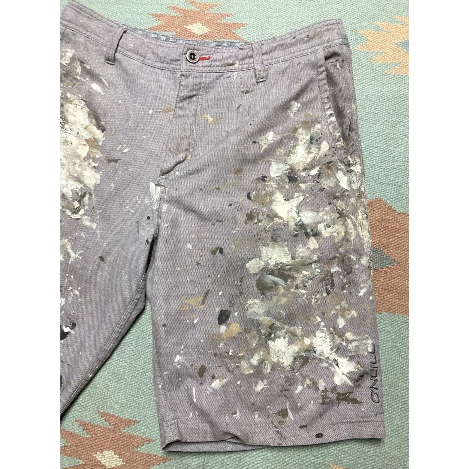 O'Neill O’Neill lightweight shorts paint splatter multicolor men’s 32 Size US 32 / EU 48 - 3 Thumbnail