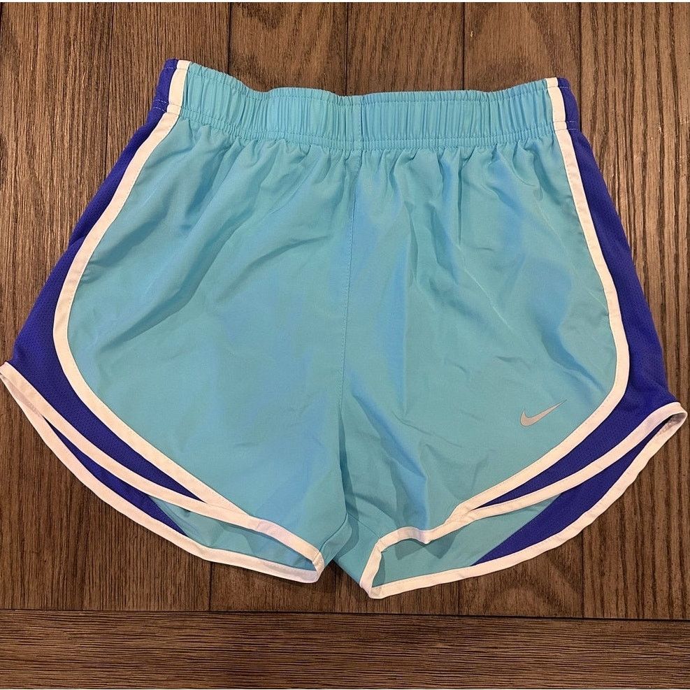 Nike Nike Women's Two Tone Blue Dry Fit Athletic Shorts S Size 27" / US 4 / IT 40 - 1 Thumbnail