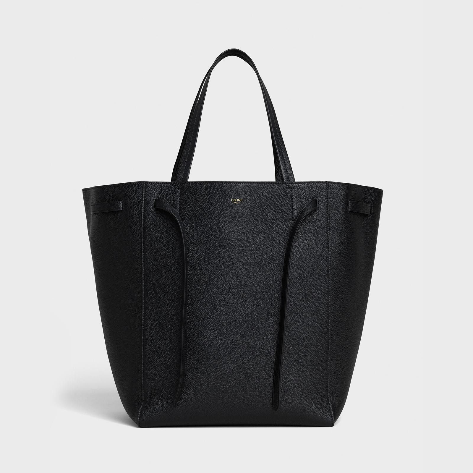 Celine o1bcso1str1024 Size: OS / Cabas Medium Tote Bag in Black Size ONE SIZE - 1 Thumbnail