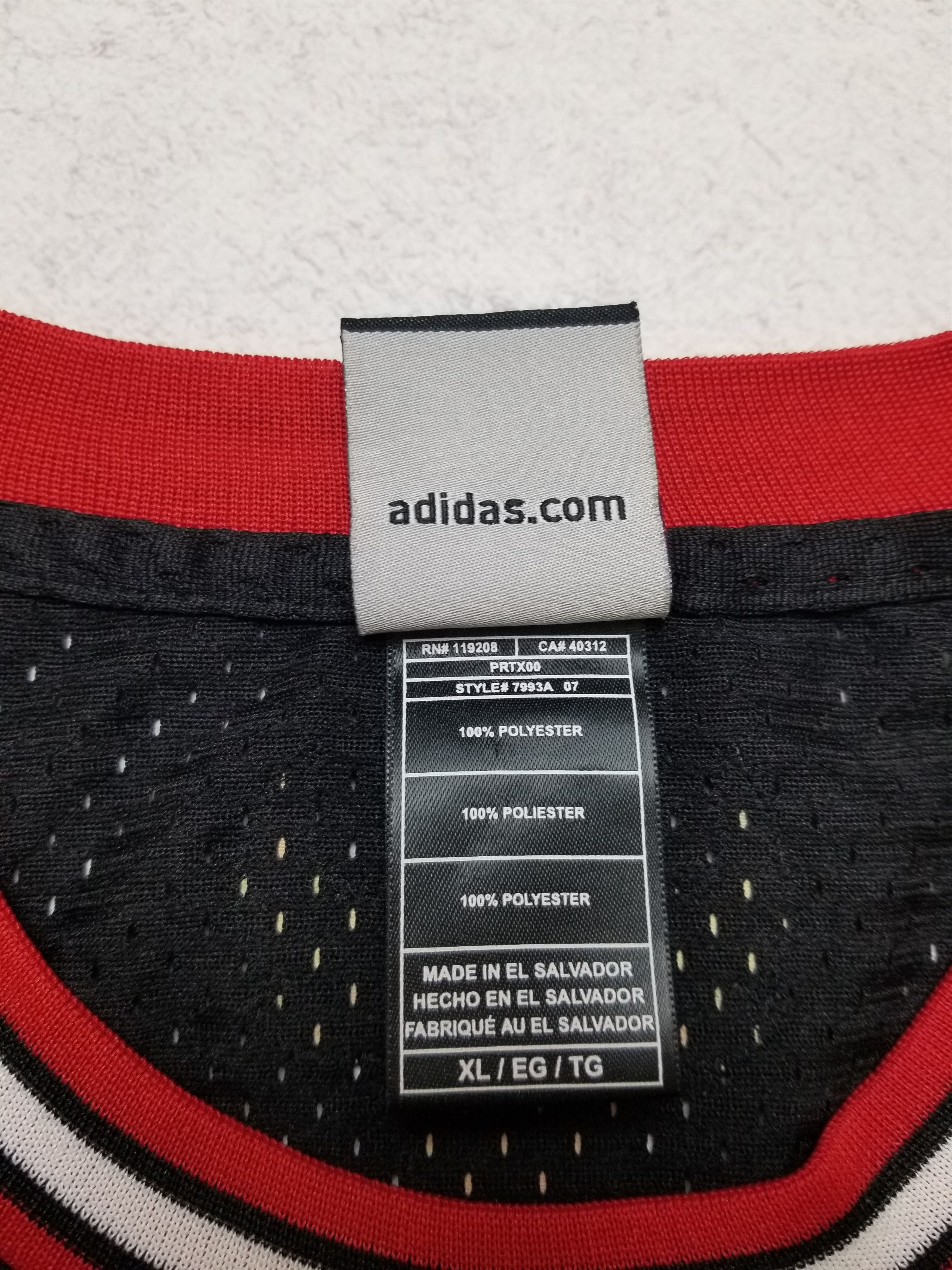 Adidas Adidas Chicago Bulls Ben Gordon #7 NBA Balck Jersey Size US XL / EU 56 / 4 - 19 Thumbnail