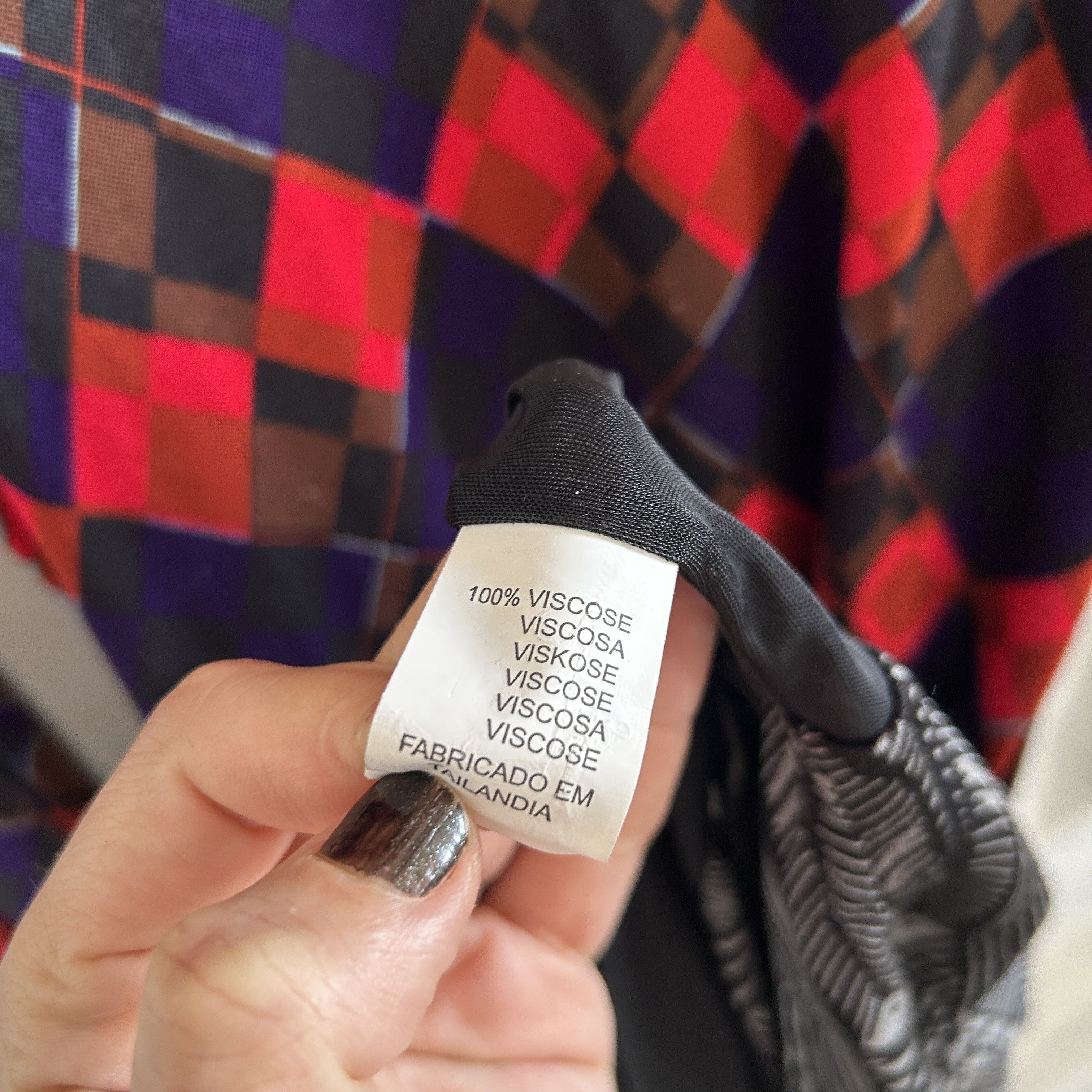 Custo Barcelona Custo Barcelona Y2K Argyle Abstract Mini Dress Size L / US 10 / IT 46 - 11 Thumbnail