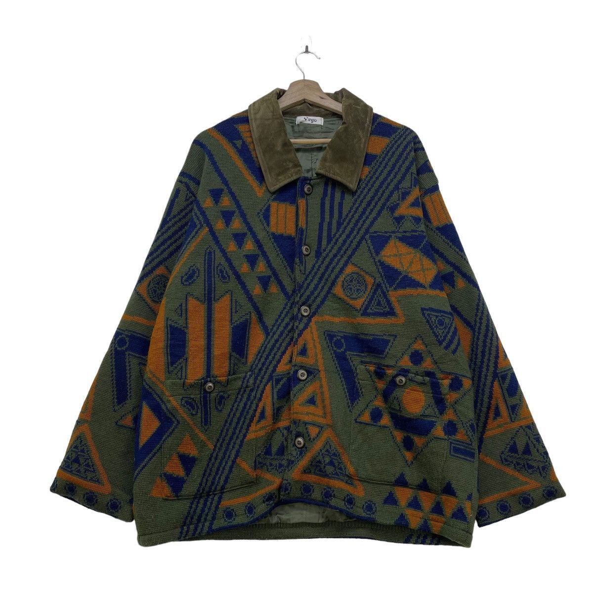 Aran Isles Knitwear × Native 💥Made In Japan Virgo Knit Jacket Native Style Jacket Size US M / EU 48-50 / 2 - 1 Thumbnail