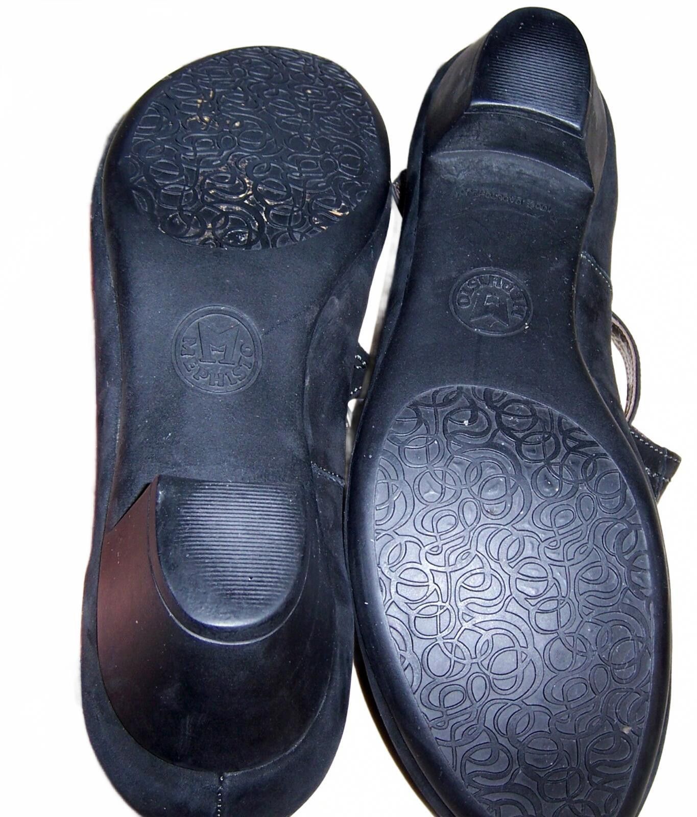 Mephisto Mephisto Black Nubuck Air-Jet Go-Wing Mary Jane Pumps-US 10 Size US 10 / IT 40 - 6 Thumbnail