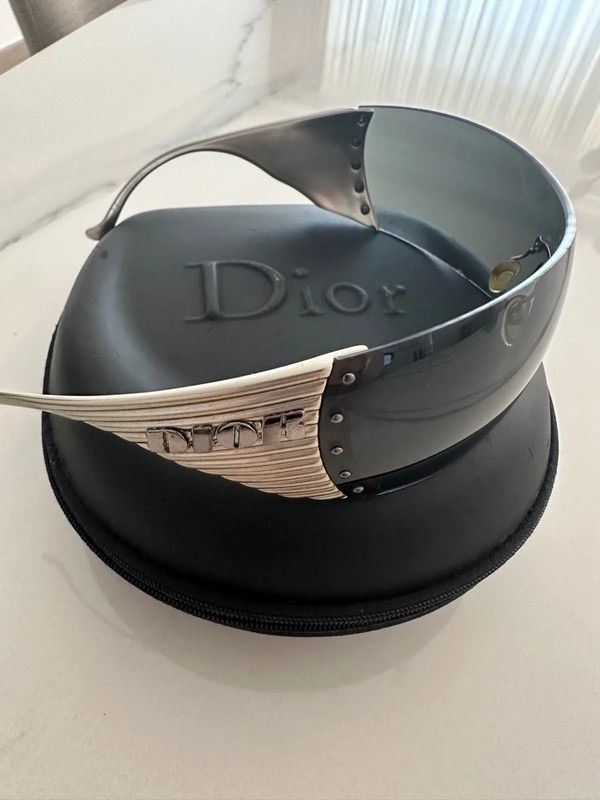Dior 90s Christian Dior Sunglasses Bike 4 Ski Mask Sport Vintage Size ONE SIZE - 2 Thumbnail