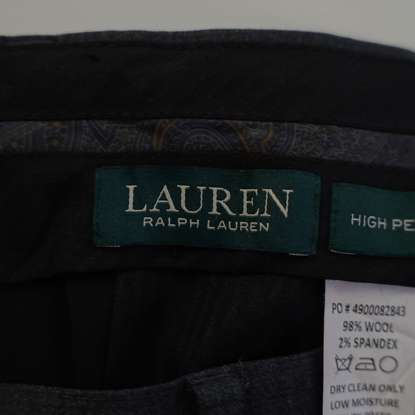 Lauren Ralph Lauren Lauren Ralph Lauren High Performance Wool Gray 37/31 Pleated Size 36R - 6 Thumbnail
