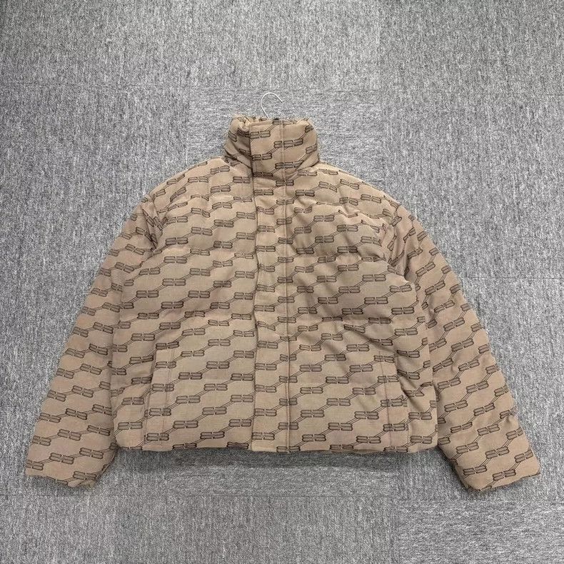 Balenciaga Balenciaga Screen Printed Puffer Jacket Size US S / EU 44-46 / 1 - 1 Thumbnail