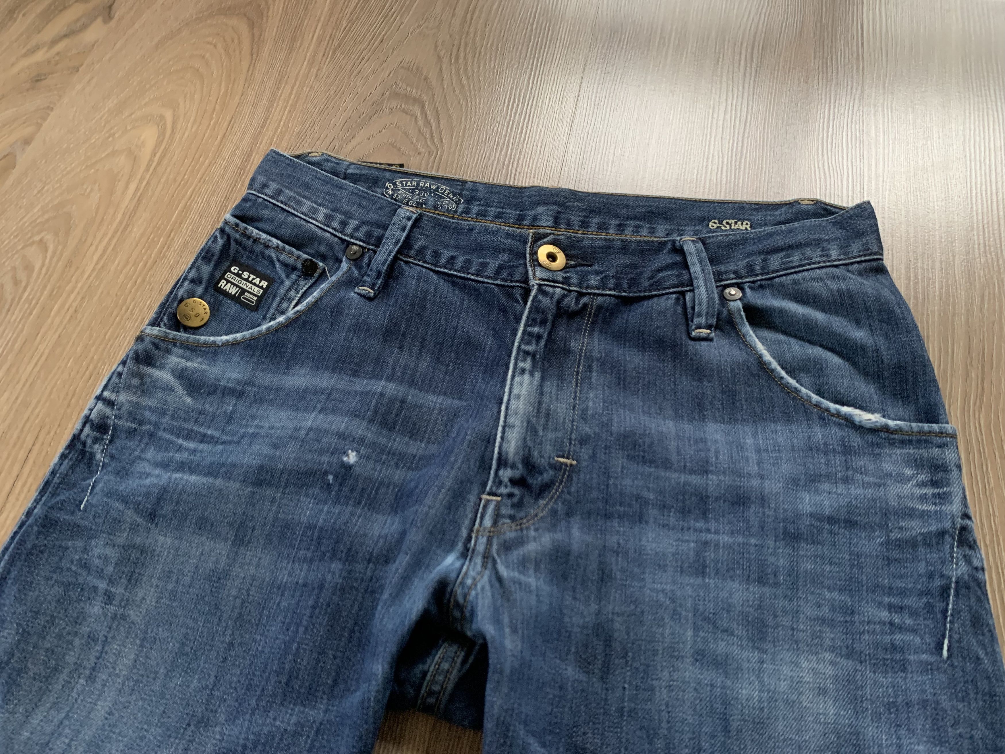 G-Star G-Star Raw Arc 3D Loose Tapered Light Blue Jeans Size US 29 - 4 Thumbnail