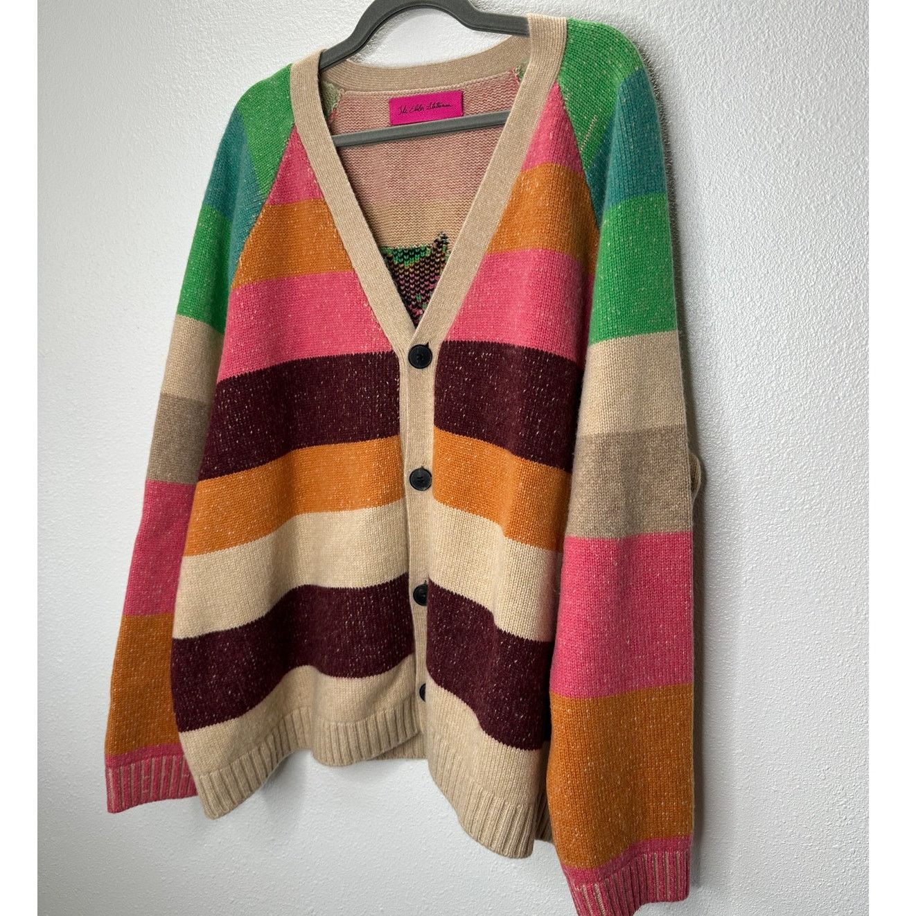 The Elder Statesman The Elder Statesman Enlightened Bear Cashmere Cardigan L Size L / US 10 / IT 46 - 4 Thumbnail