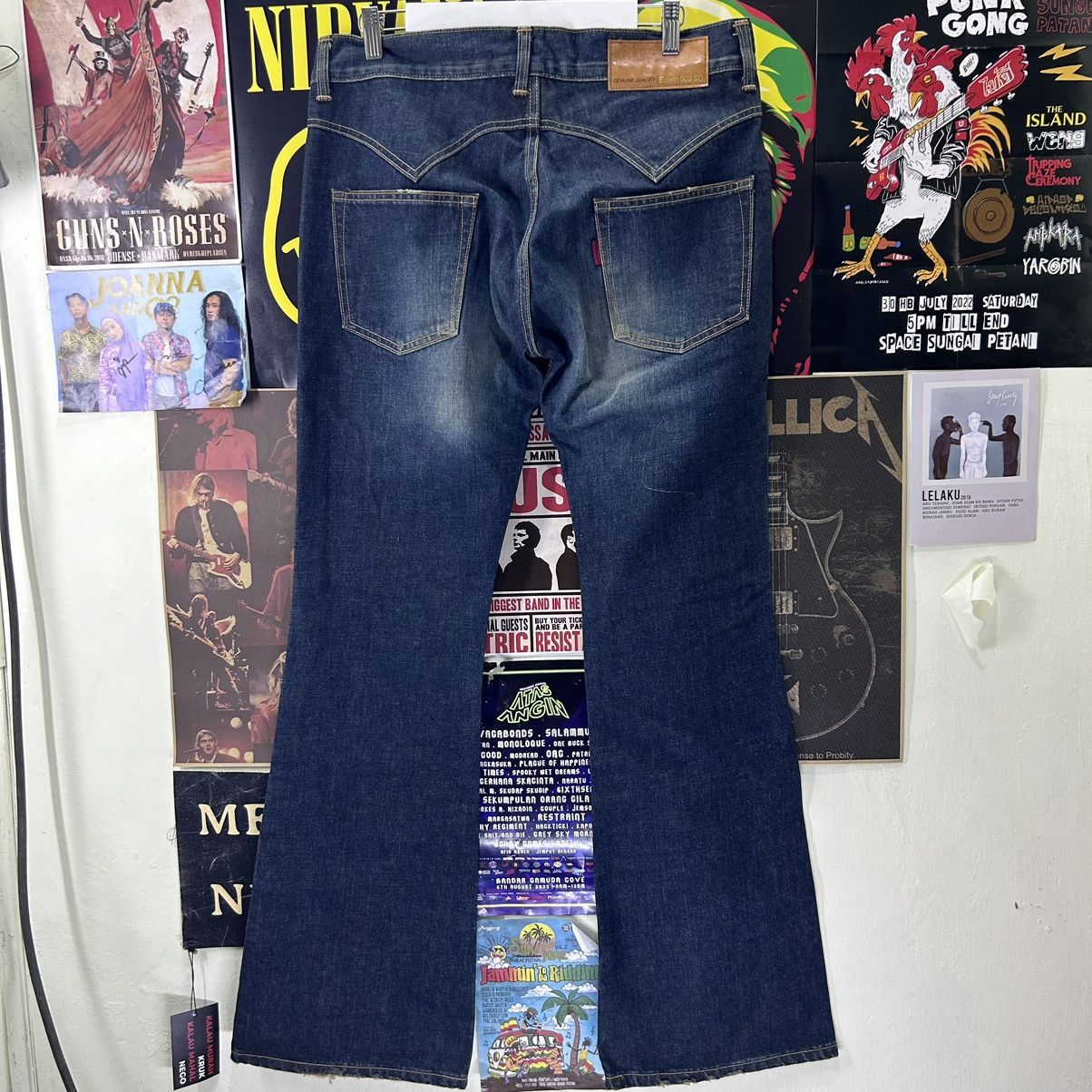 Edwin Vintage Edwin 503 SD Flare Japanese Bootcut Jeans Size 36" / US 14 / IT 50 - 7 Thumbnail