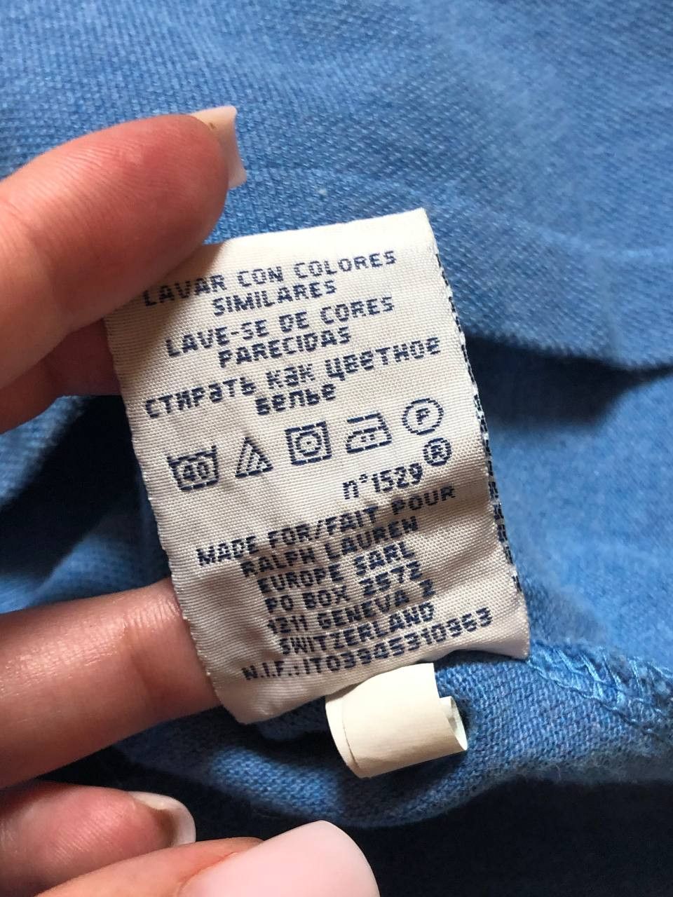Polo Ralph Lauren Polo Ralph Lauren Vintage Polo Shirt Men's XL Solid Blue Size US XL / EU 56 / 4 - 5 Thumbnail