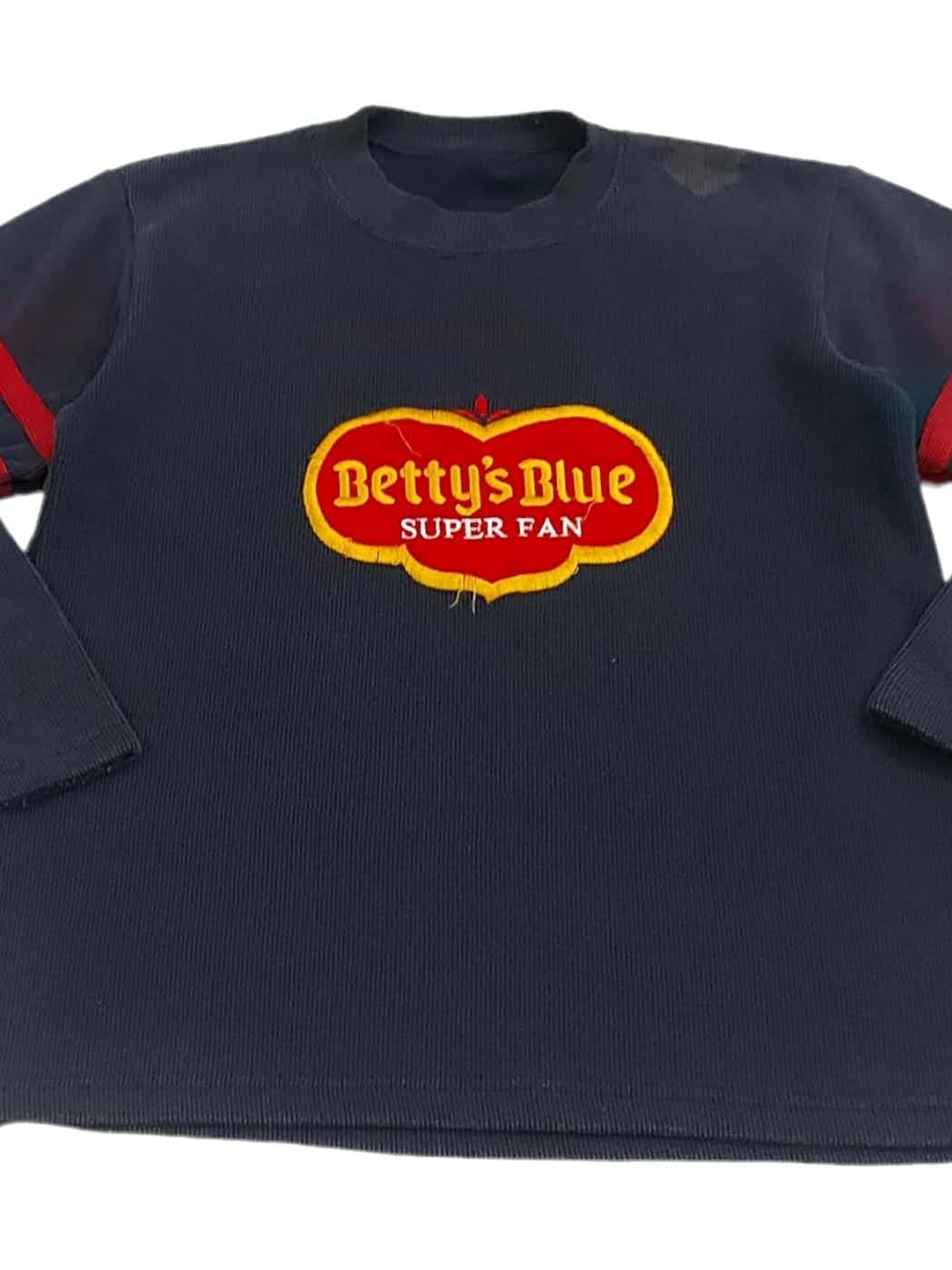 Kensho Abe Rare! Vintage Betty's Blue Kensho Abe Designer Big Spell Out Size M / US 6-8 / IT 42-44 - 4 Thumbnail