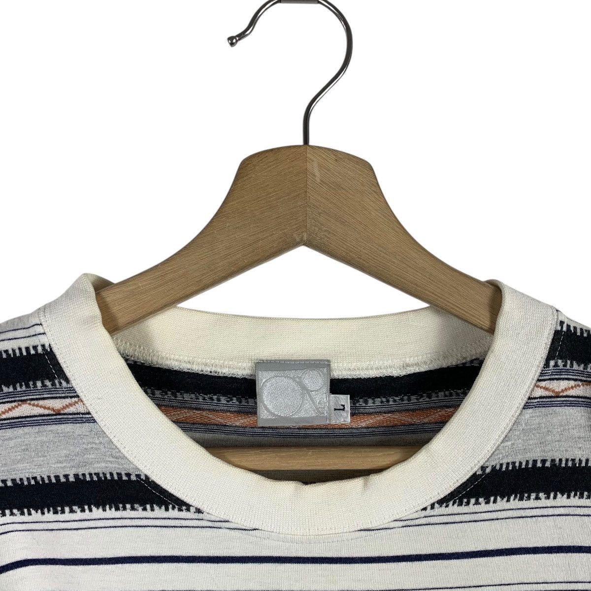 Ocean Pacific × Vintage Vintage 90s OCEAN PACIFIC Surfing stripe tee Size US L / EU 52-54 / 3 - 5 Thumbnail