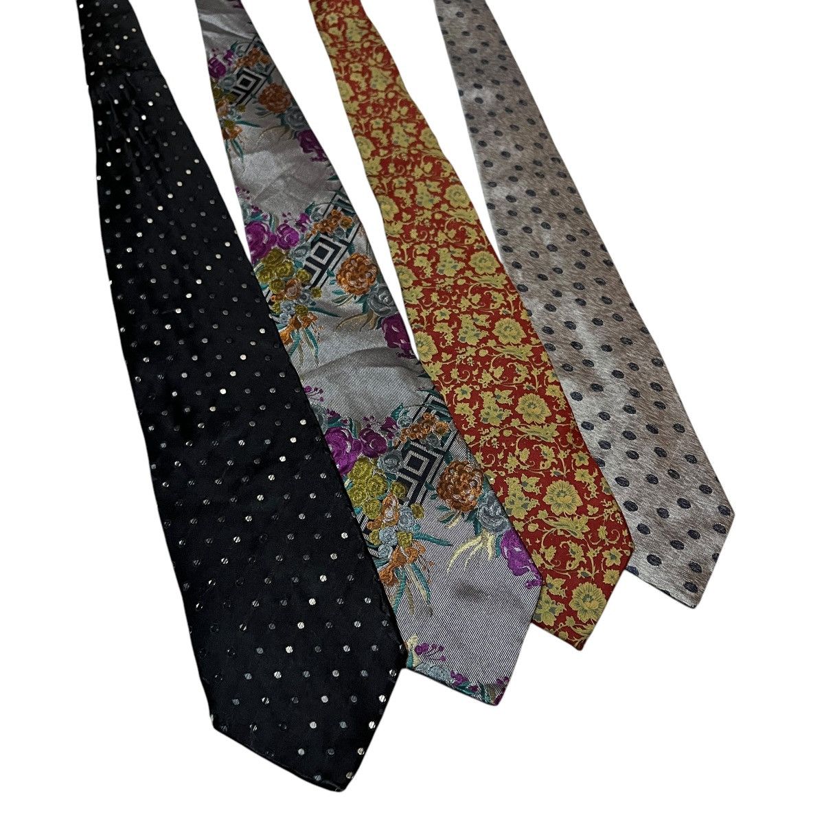 Givenchy × Issey Miyake × Versace Lot of 4 Designer Italian Silk Size ONE SIZE - 2 Thumbnail