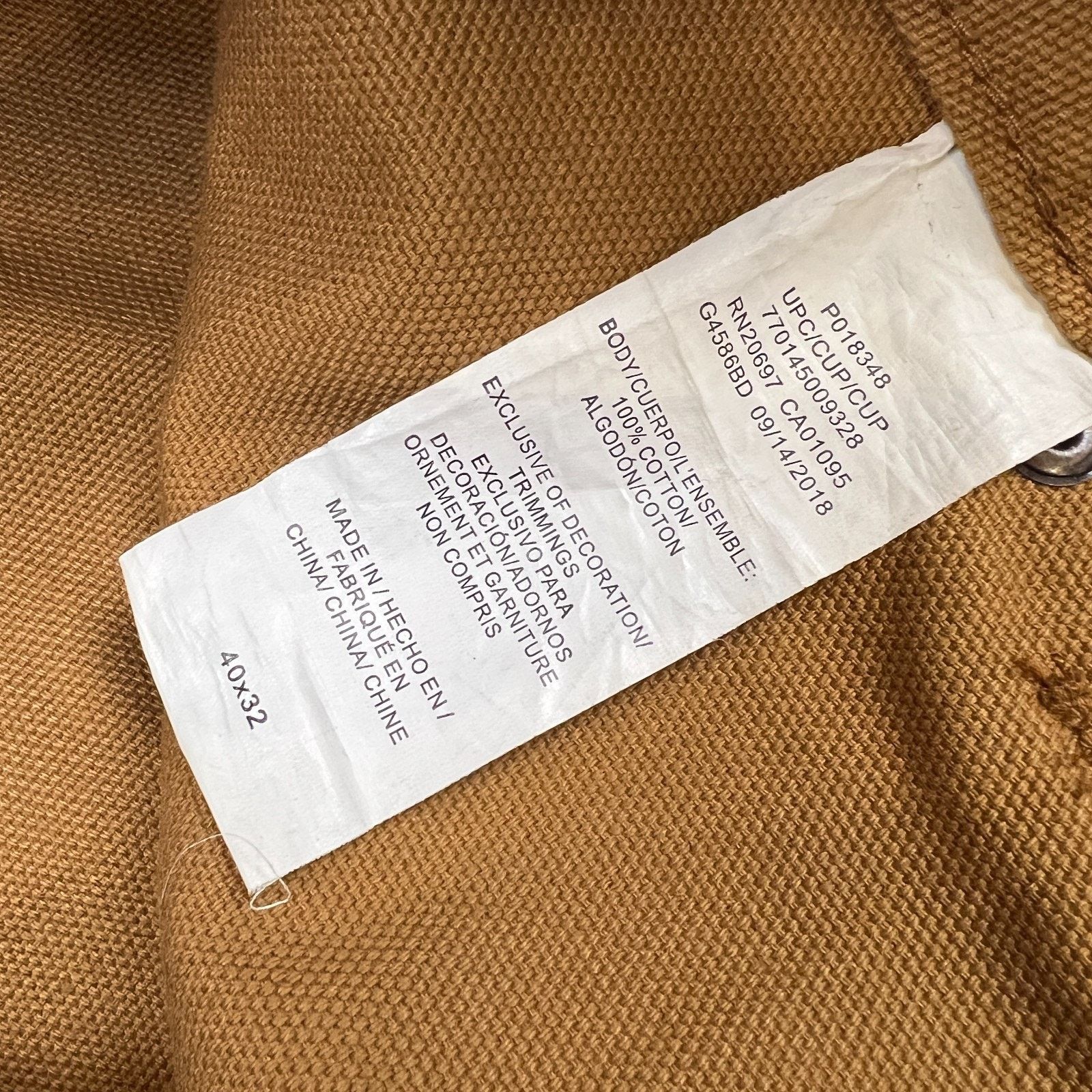 Dickies Dickies Pant 40x32 Double Knee Carpenter Hammer Loop Canvas Size US 40 / EU 56 - 9 Thumbnail