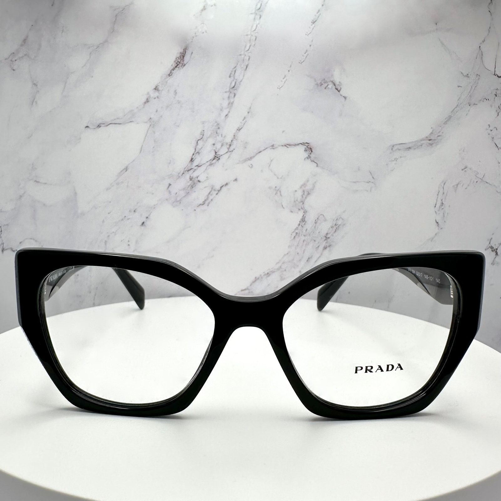 Prada New Prada Eyeglasses Women Black Symbole Logo Glasses 52mm Size ONE SIZE - 2 Thumbnail