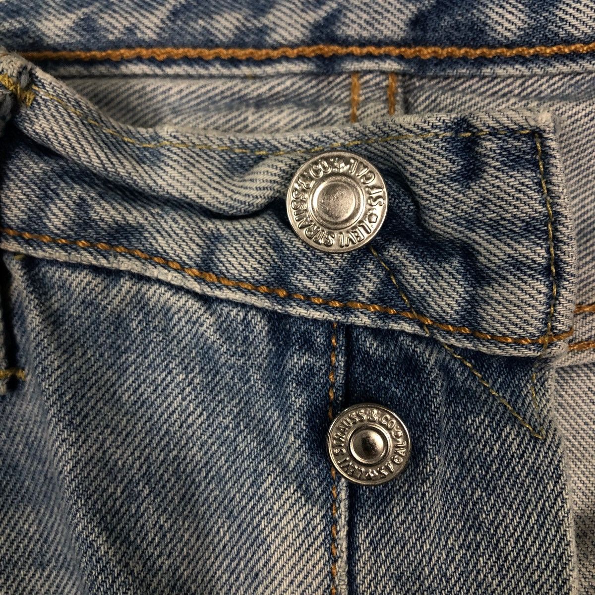 Levi's 🔥VINTGE ACID WASH DESIGN DENIM JEANS LEVI’S 501 Size US 32 / EU 48 - 18 Thumbnail