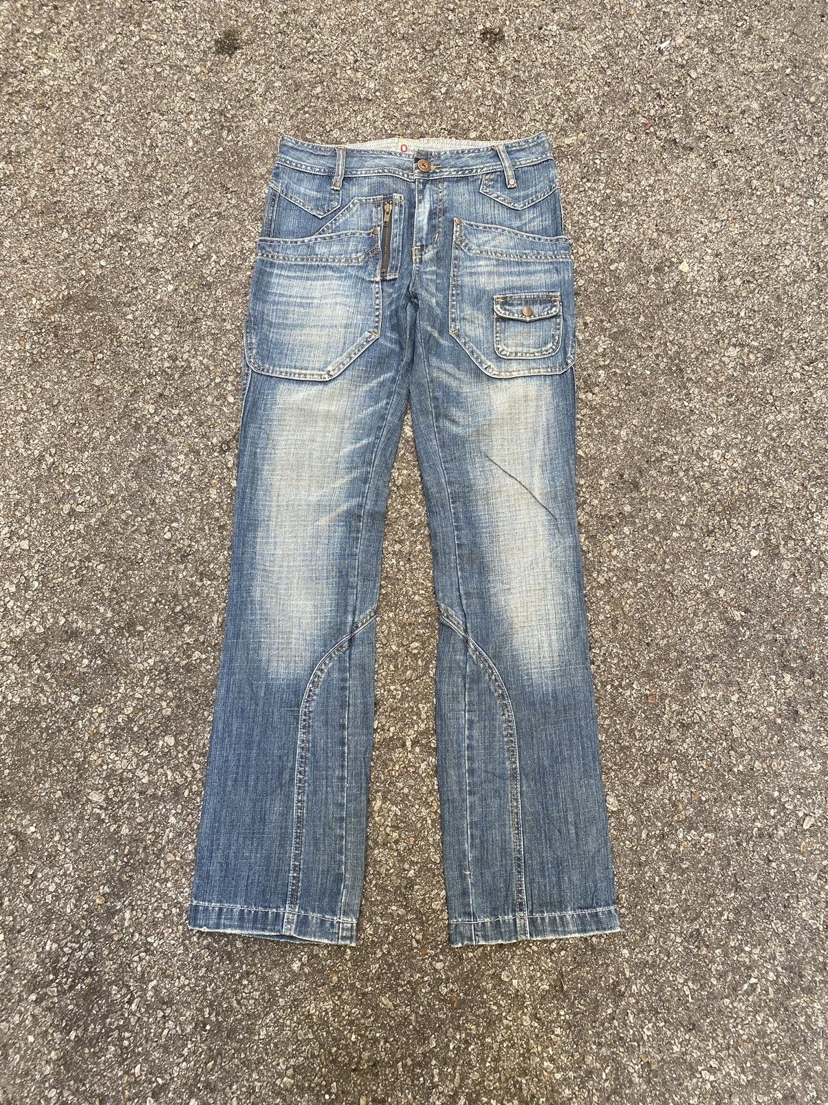 If Six Was Nine OZZ-FIRST PINBALL Bush Pant Denim Multi Pocket Jeans Punk Size US 30 / EU 46 - 1 Thumbnail