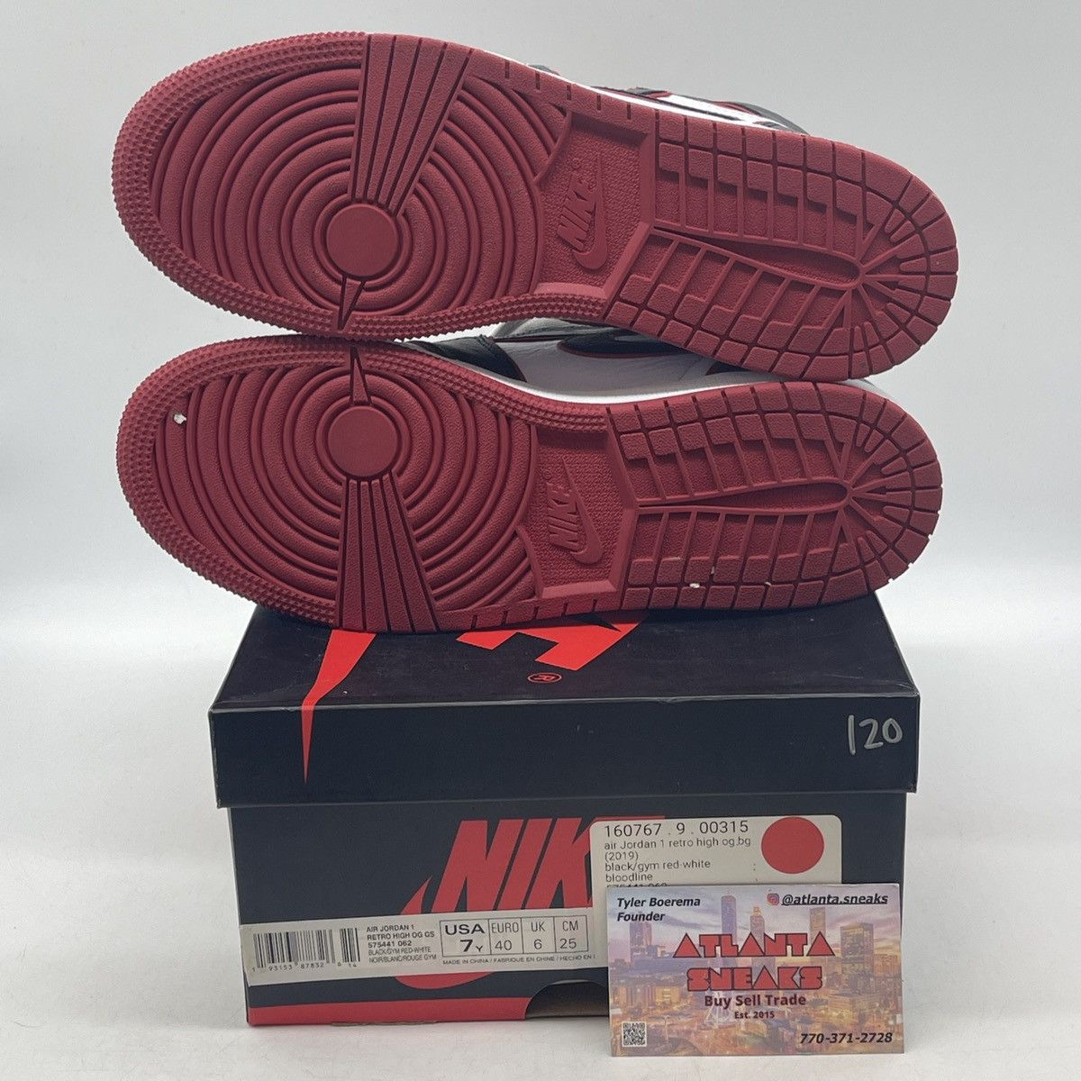 Jordan Brand Air jordan 1 high bloodline Size US 7 / EU 40 - 7 Thumbnail