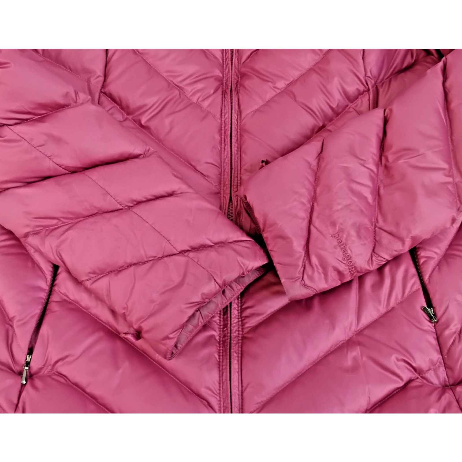 Patagonia Patagonia Down Puffer Jacket Women's S Pink Full Zip Size S / US 4 / IT 40 - 9 Thumbnail