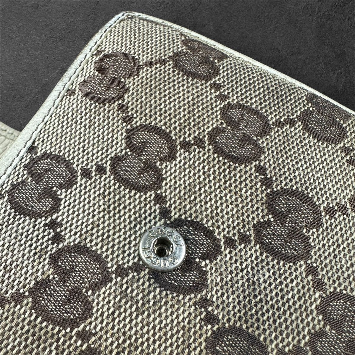 Gucci × Vintage Vintage Gucci Monogram Wallet with box Size ONE SIZE - 8 Thumbnail