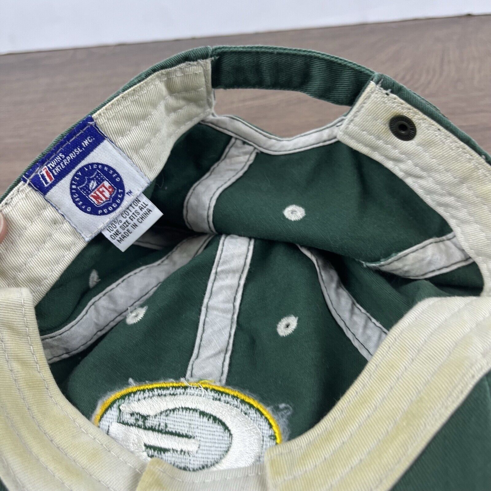 Other Green Bay Packers Hat Twins Enterprise Green Cap Adjustable Size ONE SIZE - 13 Thumbnail