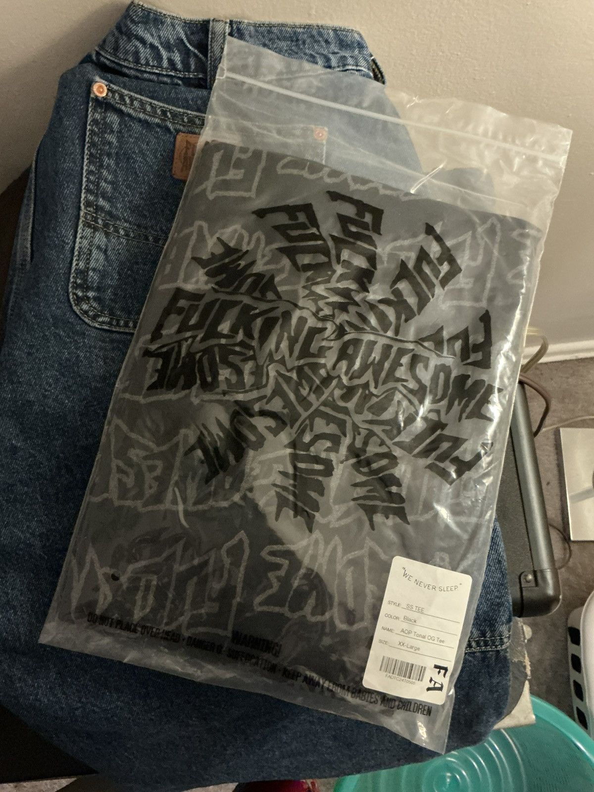 Fucking Awesome AOP TONAL OG TEE Size US XXL / EU 58 / 5 - 3 Thumbnail
