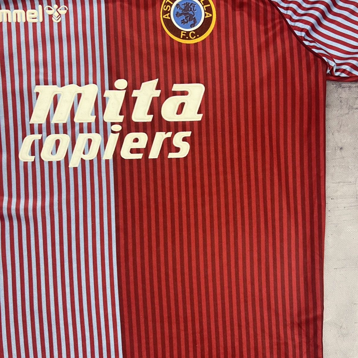 Hummel Rare! Aston Villa Hummel Vintage Soccer Jersey 1987 Size US M / EU 48-50 / 2 - 13 Thumbnail