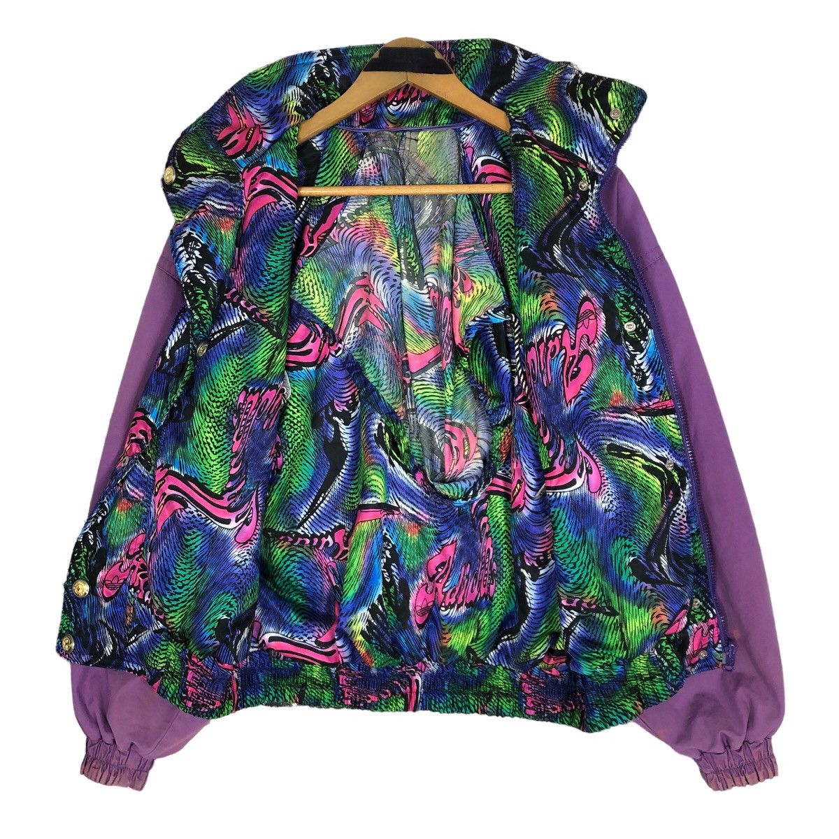 Adidas Vintage 80s Adidas Originals Reversible Nylon Light Jacket Size US L / EU 52-54 / 3 - 16 Thumbnail