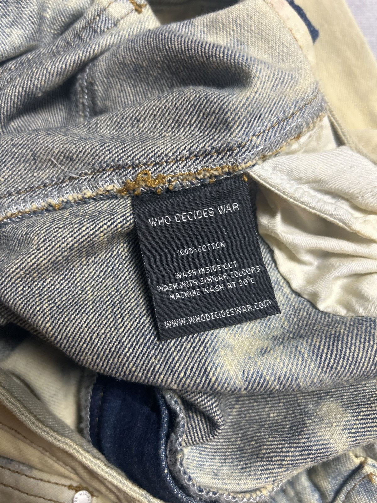 Who Decides War Bleached Who Decides War x MrdrBrvdo Jeans Size US 36 / EU 52 - 5 Thumbnail