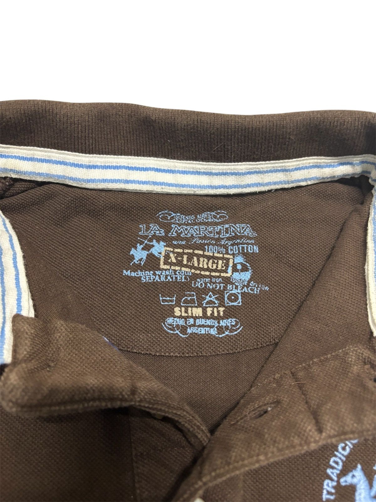 La Martina La Martina Polohemd | Pashanim | Vintage | Y2K Size US XL / EU 56 / 4 - 3 Thumbnail