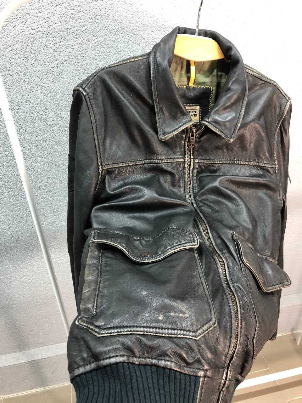 Camel Camel Active leather mens Jacket 50 / Large Size US L / EU 52-54 / 3 - 9 Thumbnail