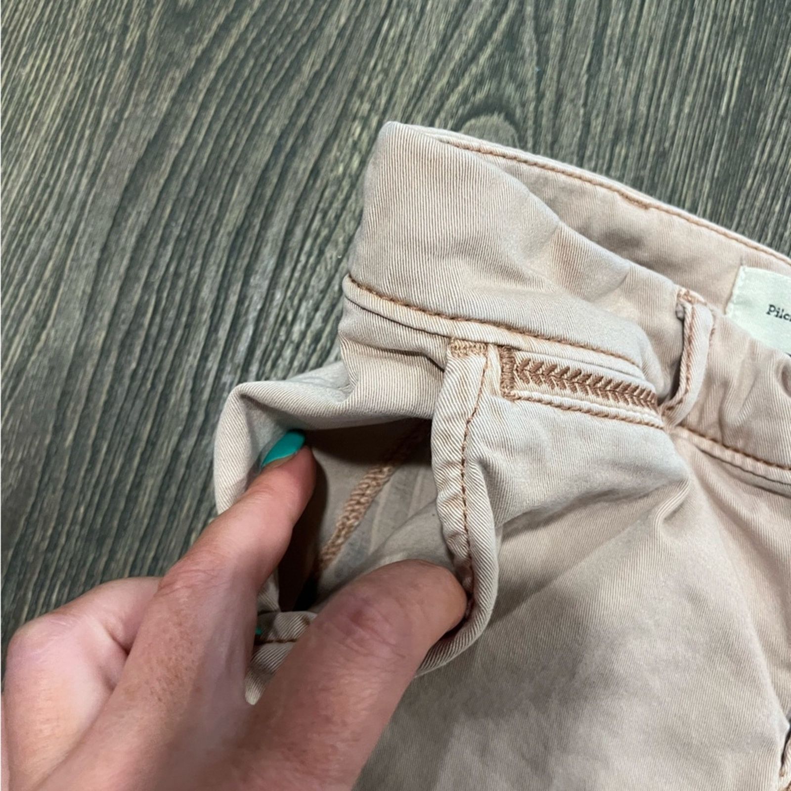 Anthropologie Pilcro & the Letterpress Womens Hypen Shorts Light Pink Size 28" / US 6 / IT 42 - 2 Thumbnail
