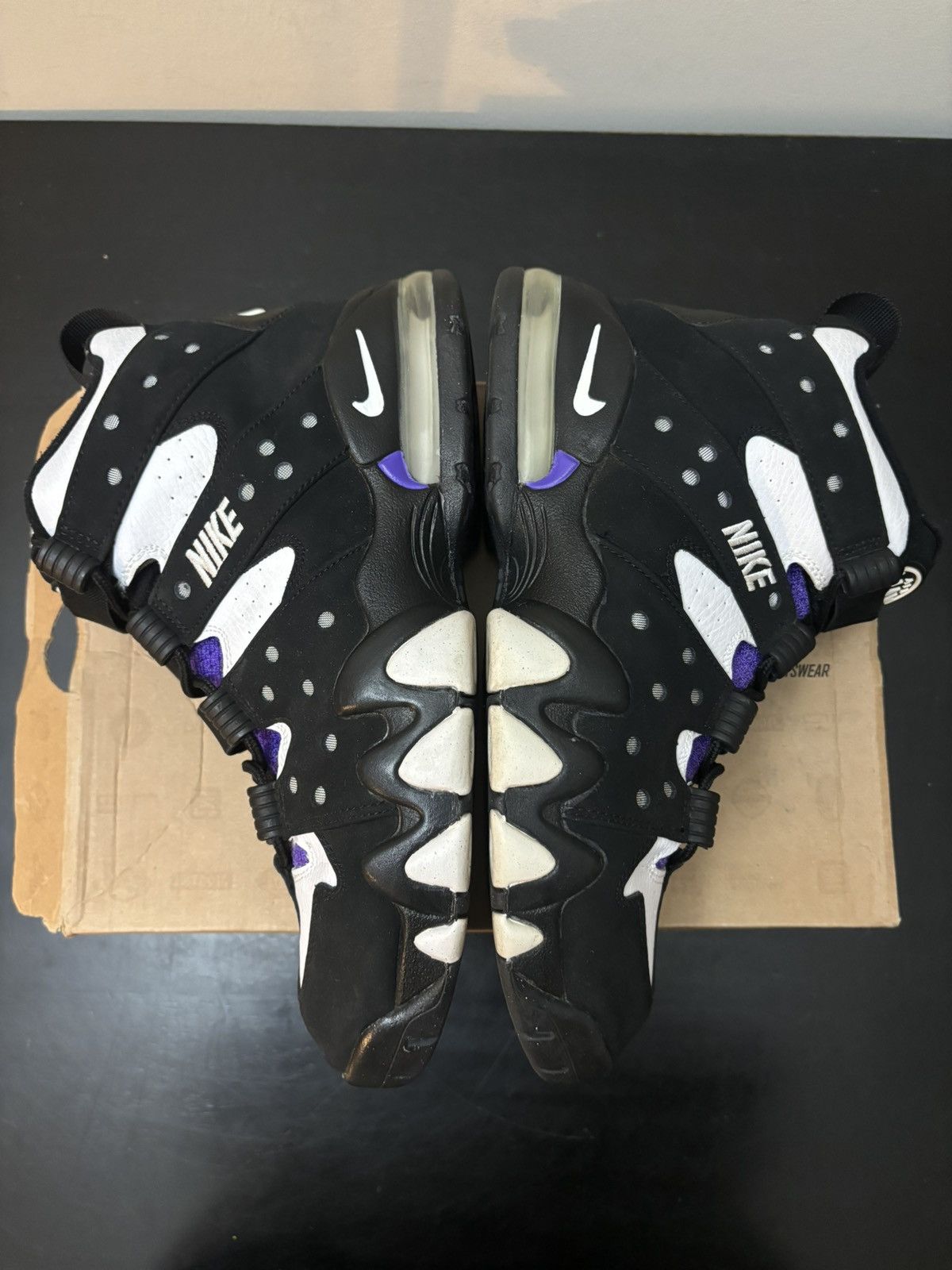 Nike Nike Air Max 2 CB ‘94 Black White Purple 2009 Size US 9.5 / EU 42-43 - 4 Thumbnail