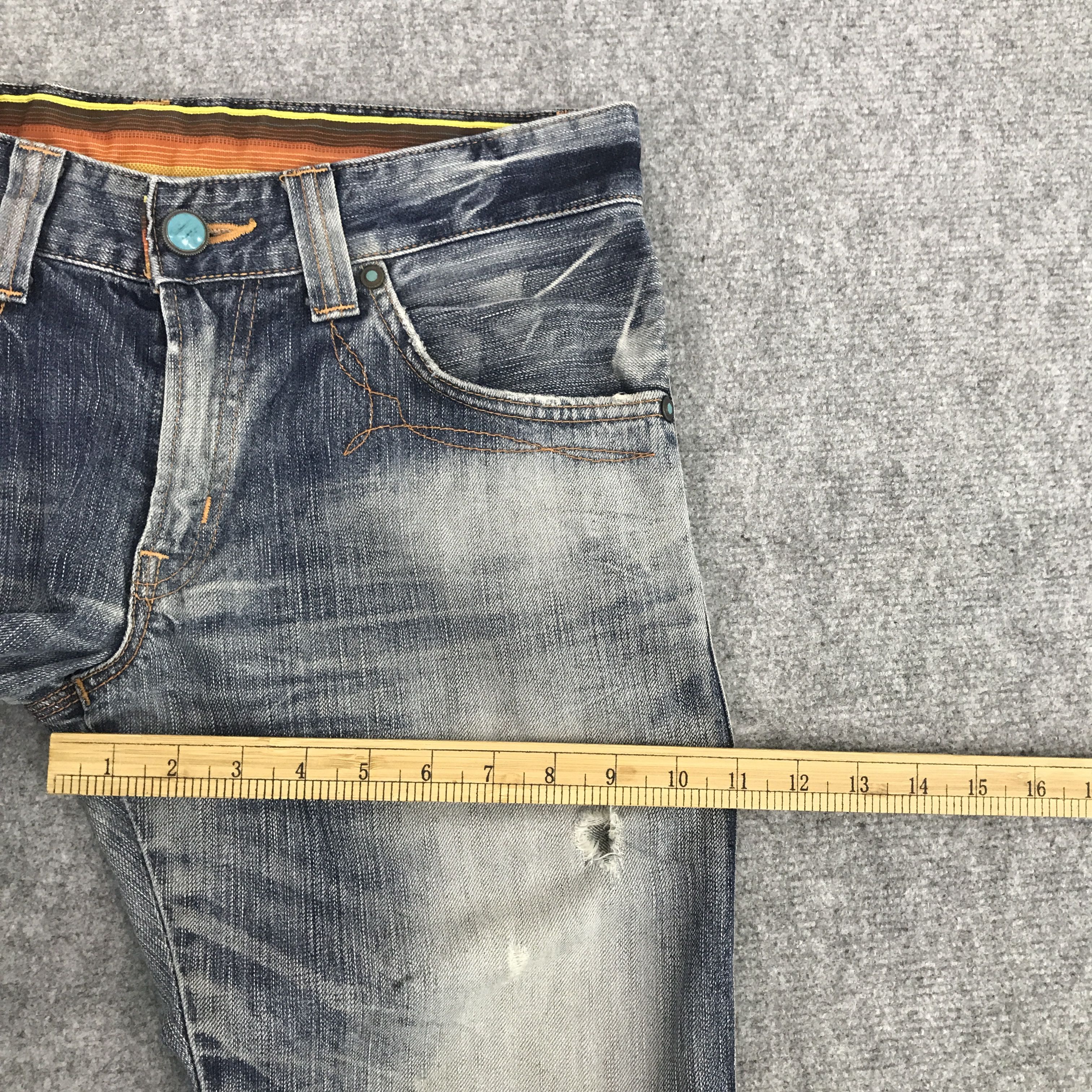 Edwin Edwin Blue Trip distressed denim Jeans Size US 32 / EU 48 - 9 Thumbnail