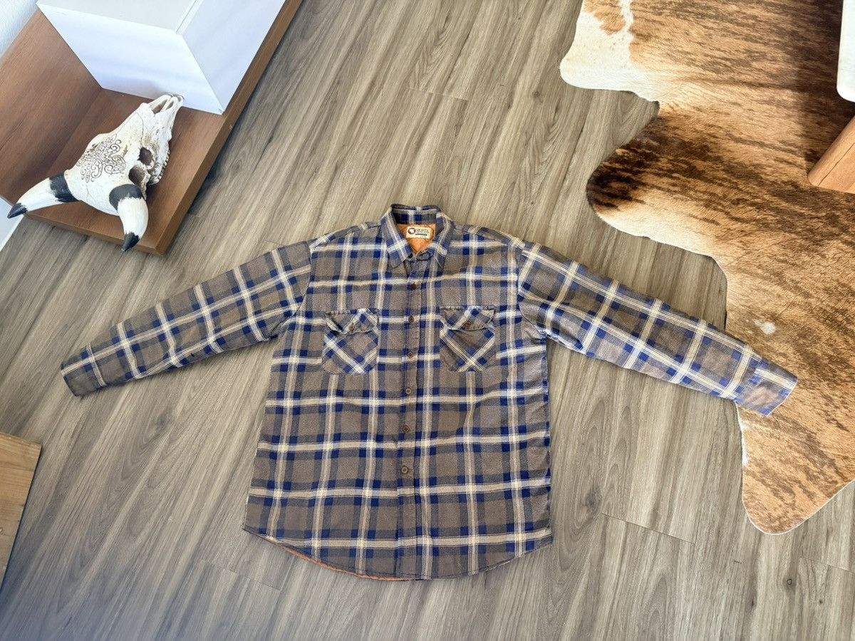 Sports Afield Vintage Sports Afield Flannel Shirt Jacket Plaid Lined Size US L / EU 52-54 / 3 - 1 Thumbnail