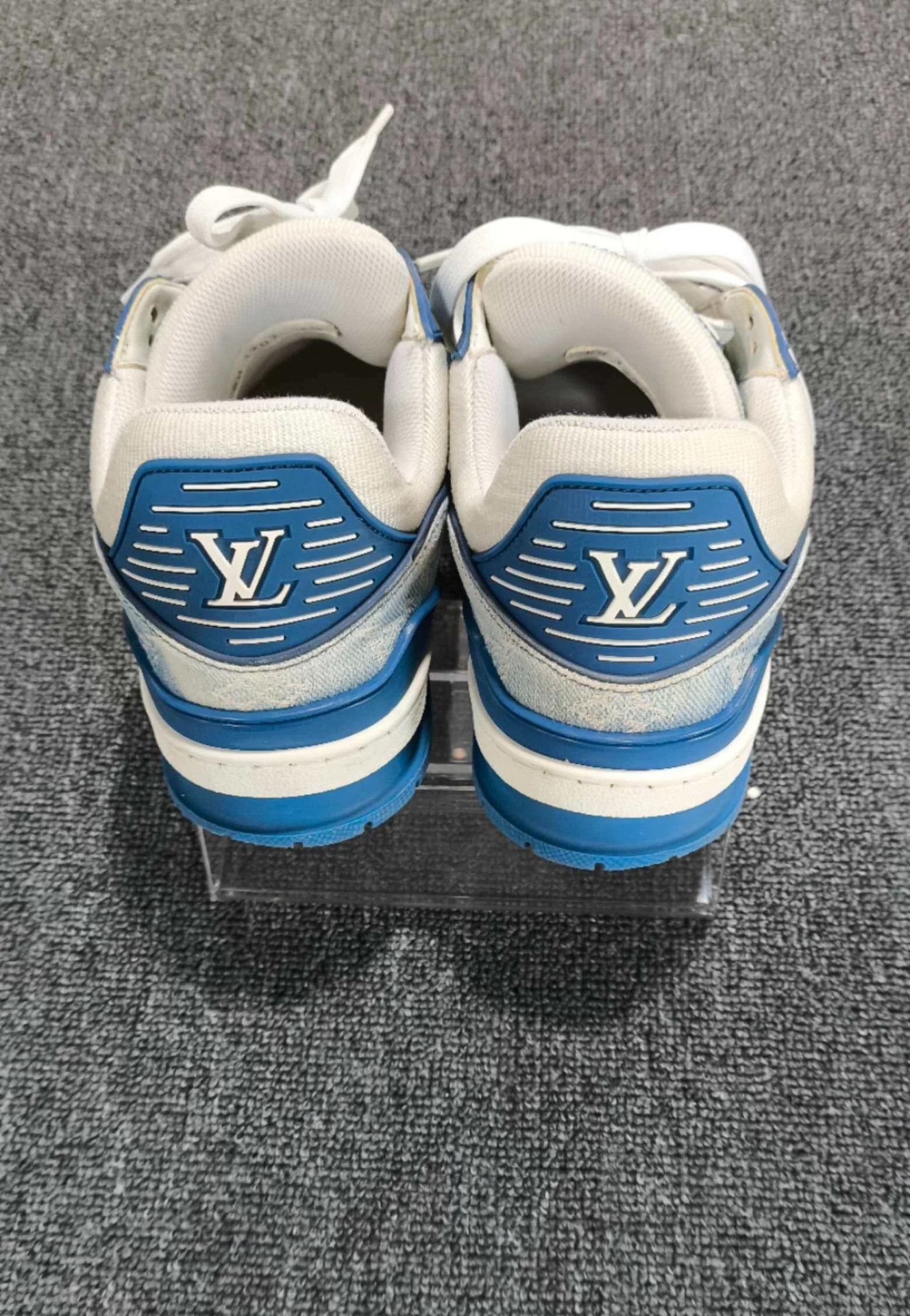 Louis Vuitton LV Trainer 95 New Faded Sneakers 40.5 Size US 9.5 / IT 39.5 - 5 Thumbnail