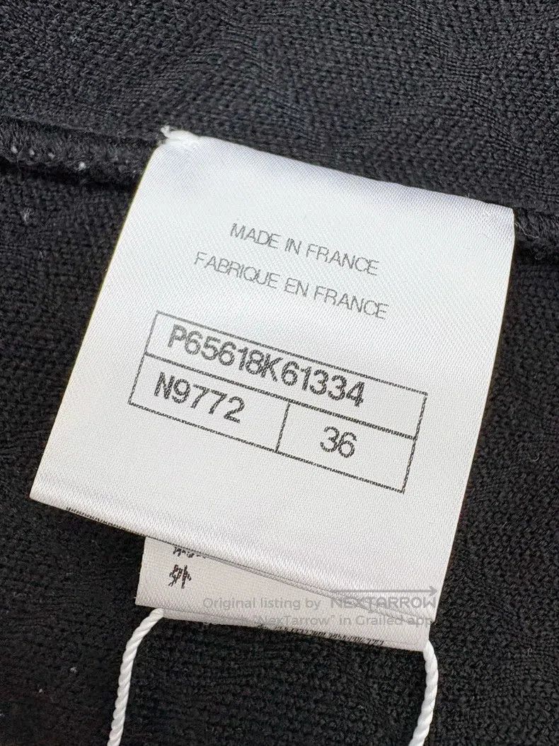 Chanel Chanel Lace stitching black and white colour block knitted Size XS / US 0-2 / IT 36-38 - 5 Thumbnail