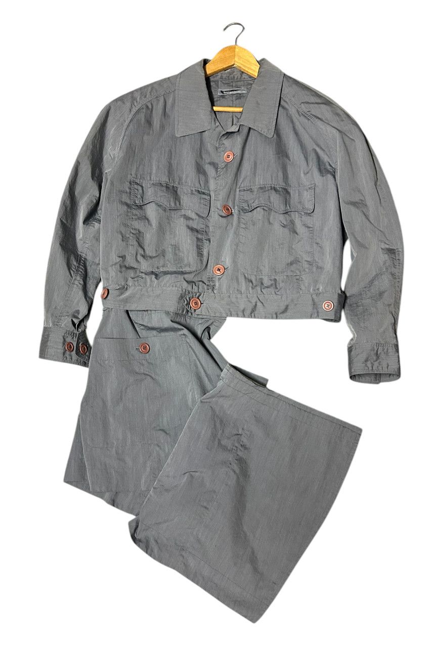 Issey Miyake 80s Issey Miyake long jacket detachable to bomber jacket Size US M / EU 48-50 / 2 - 2 Thumbnail