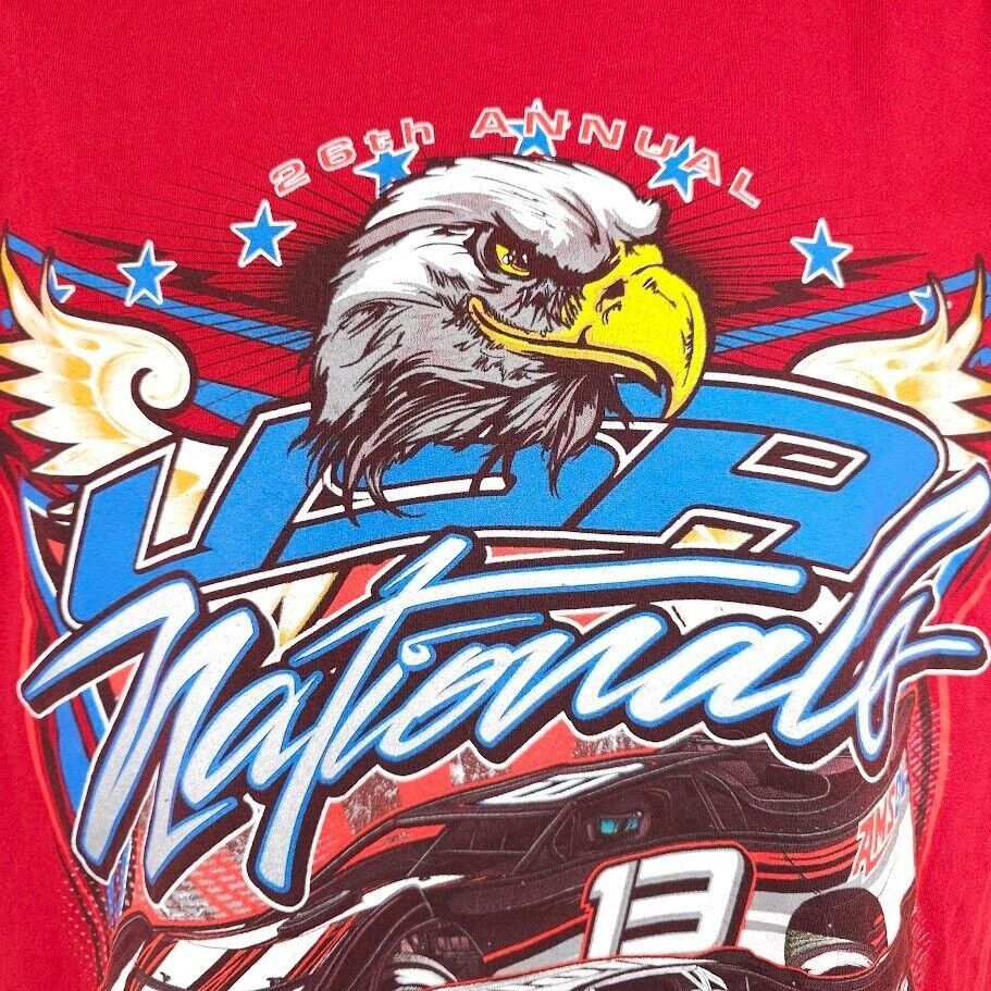 Other World Of Outlaws USA Nationals T Shirt Mens Size Medium Red Size US M / EU 48-50 / 2 - 2 Thumbnail