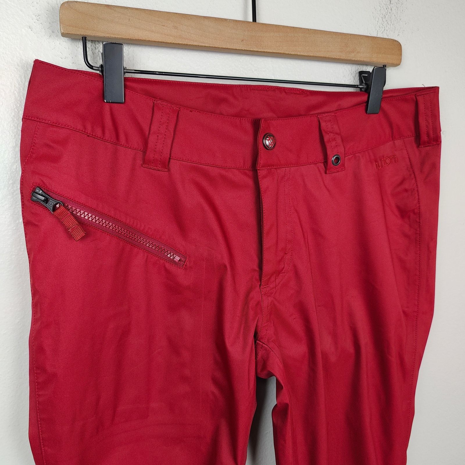 Burton Burton Snowboarding Pants Womens Medium Dark Red Ski Flare Size 30" / US 8 / IT 44 - 2 Thumbnail