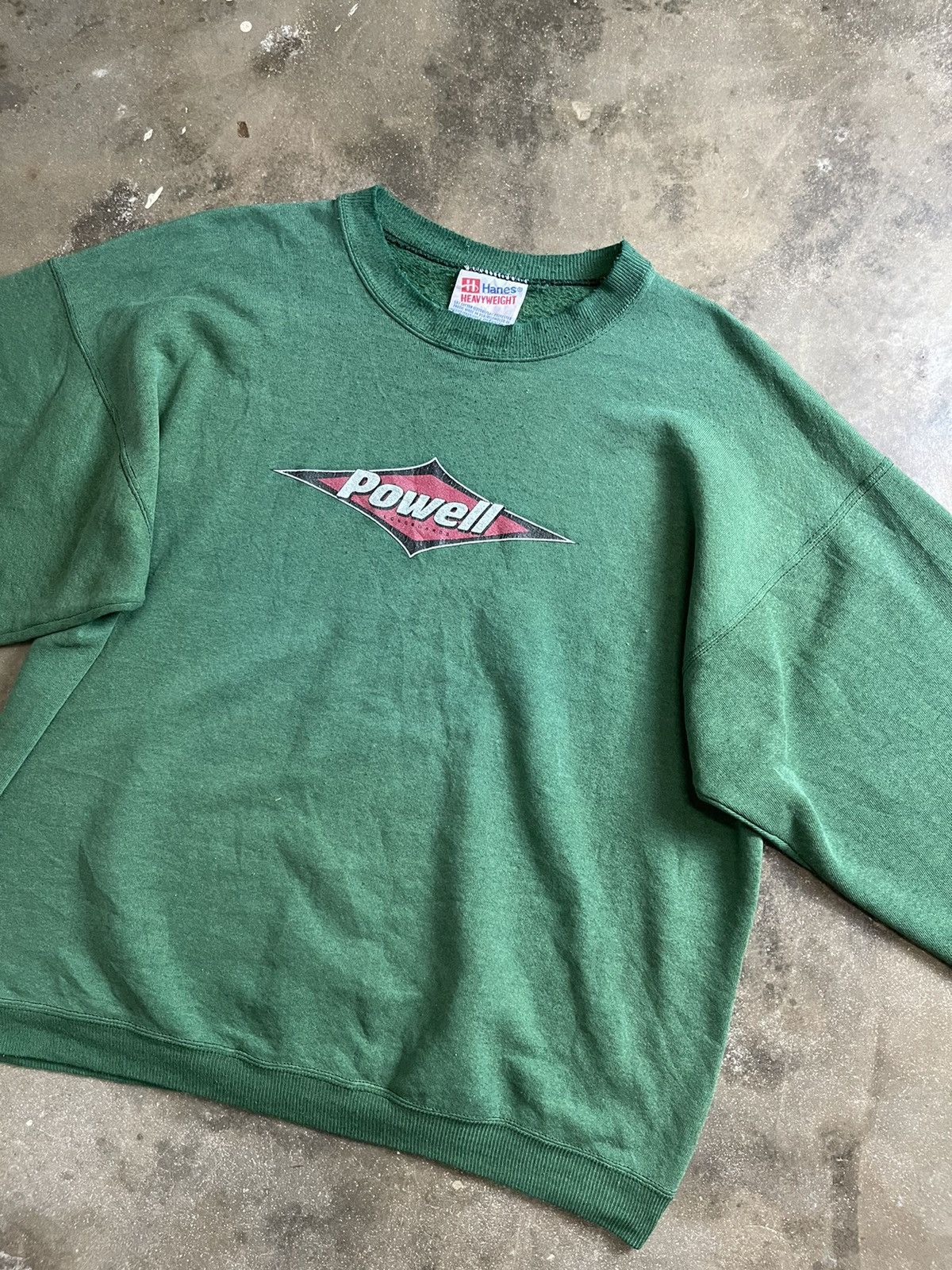 Powell Peralta × Welcome Skateboards Vintage Powell Long boards sweatshirt rare📸 Size US L / EU 52-54 / 3 - 8 Thumbnail