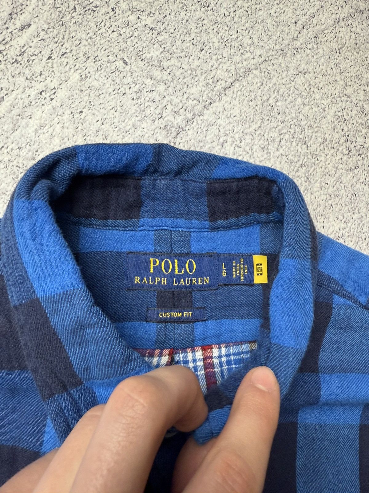 Flannel Vintage RALPH LAUREN Flanel Plaid Shirt USA Size US L / EU 52-54 / 3 - 15 Thumbnail