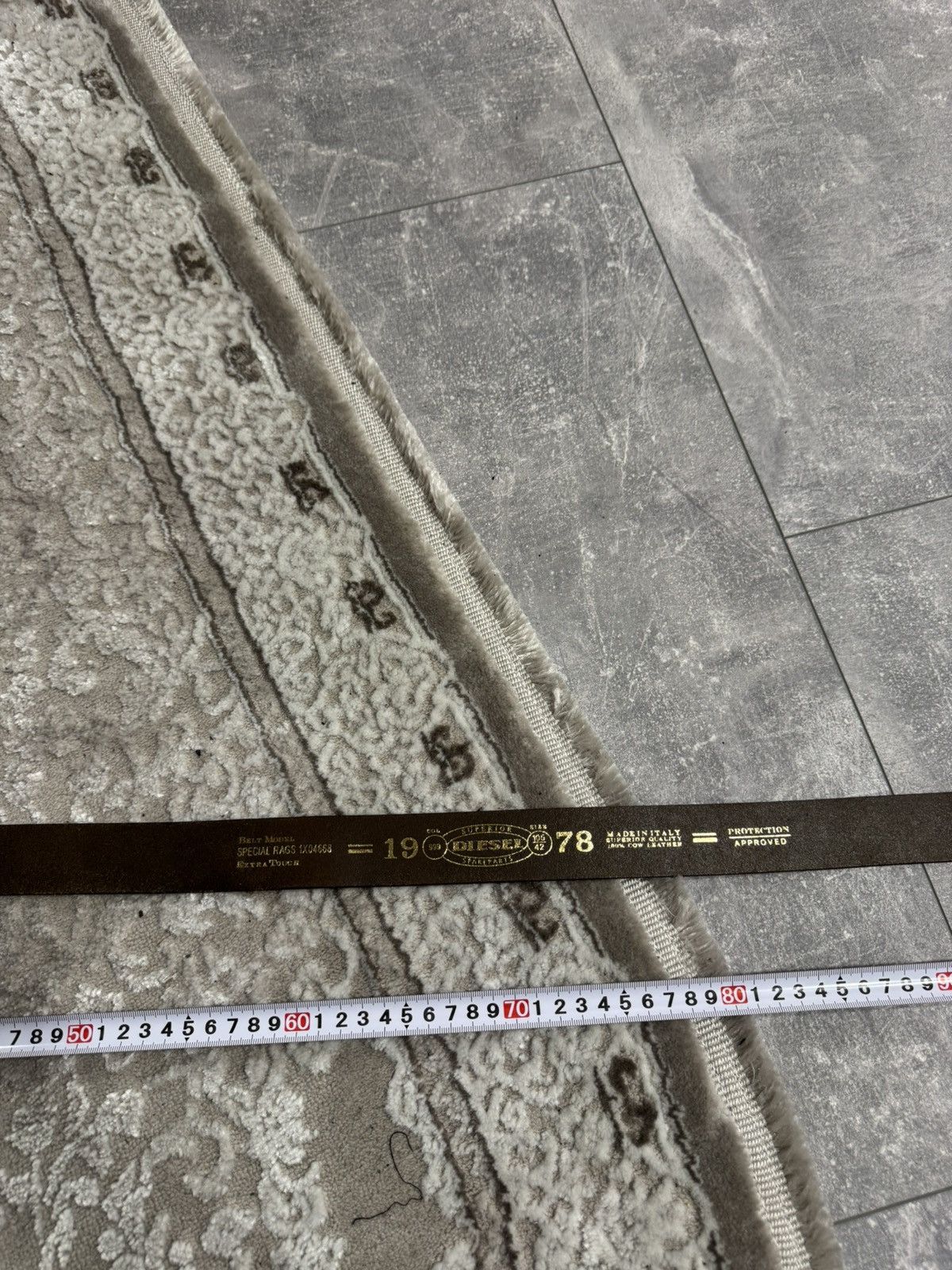 Diesel Vintage Diesel Leather Browm Y2K metal logo Belt Size ONE SIZE - 7 Thumbnail