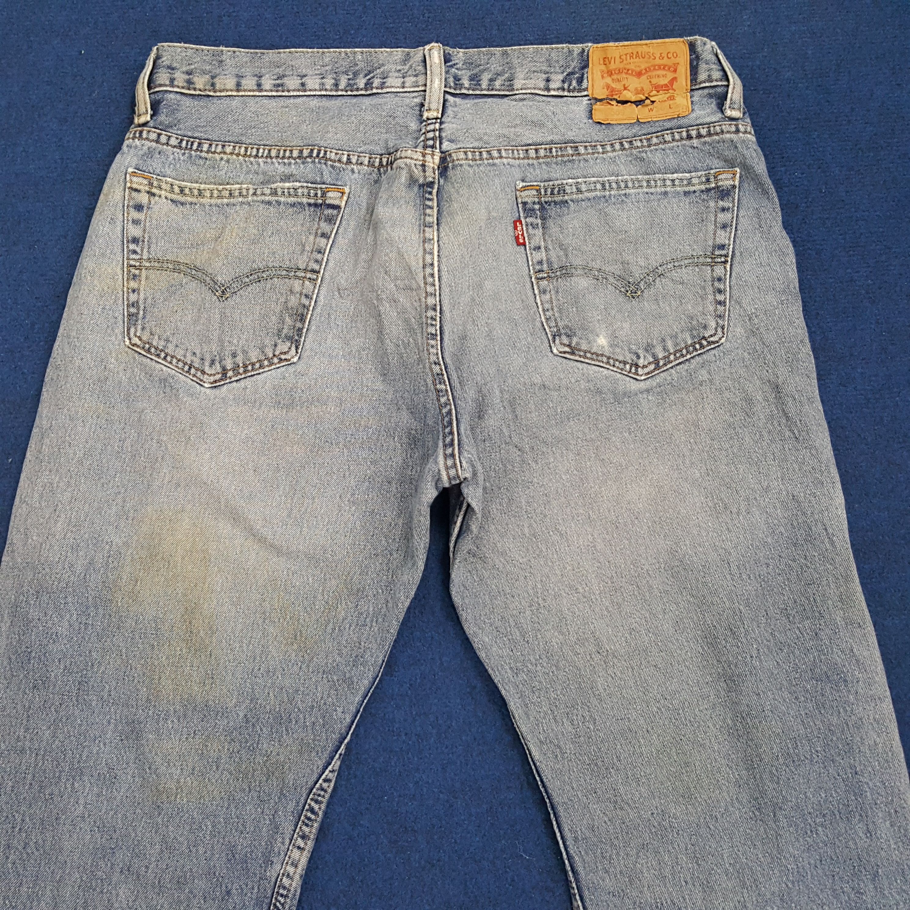 Levi's × Vintage Vintage Levi's Straight Cut Denim Jeans Size US 36 / EU 52 - 2 Thumbnail