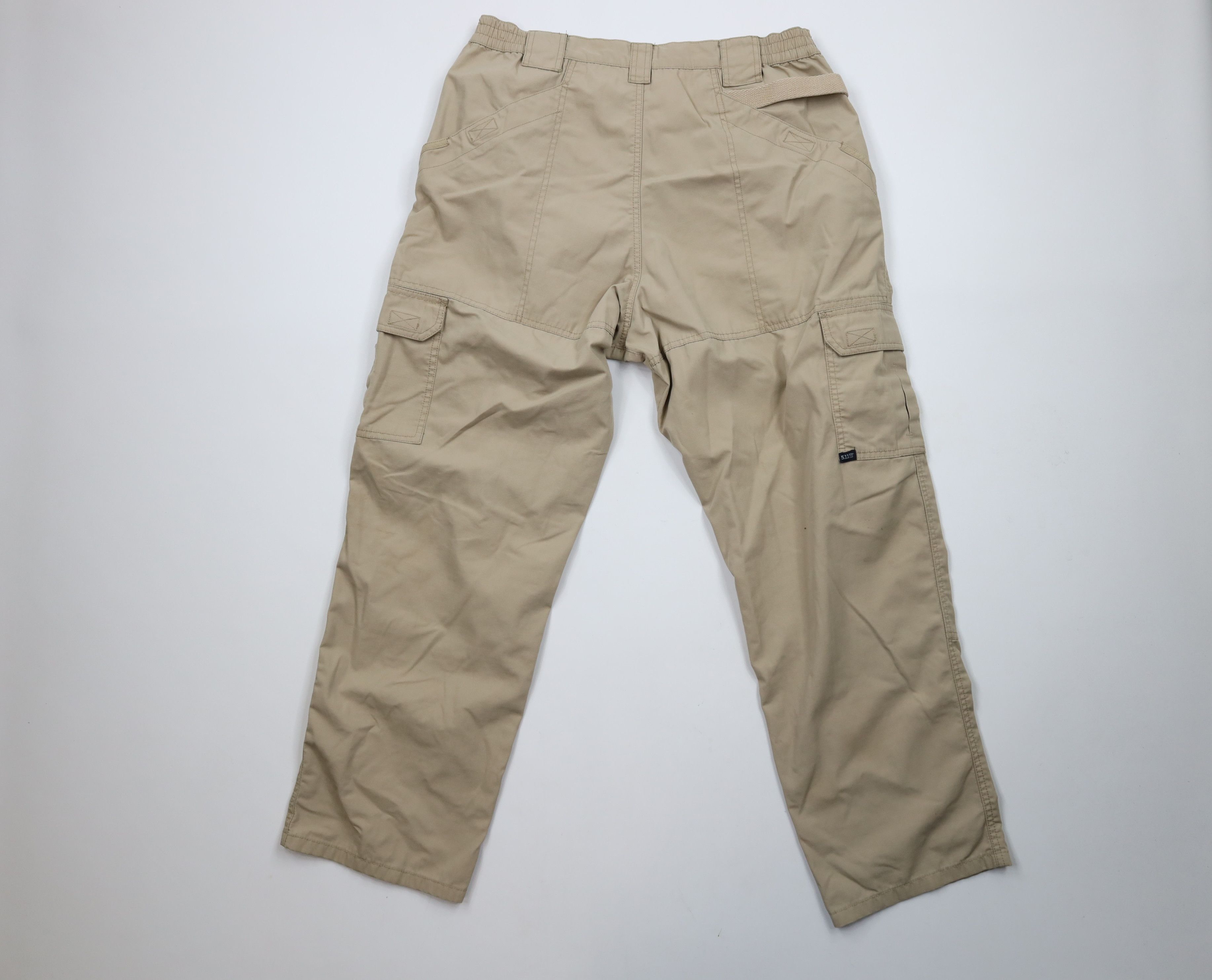 Vintage 5.11 Tactical Series Ripstop Double Knee Cargo Pants Beige Size US 36 / EU 52 - 11 Thumbnail