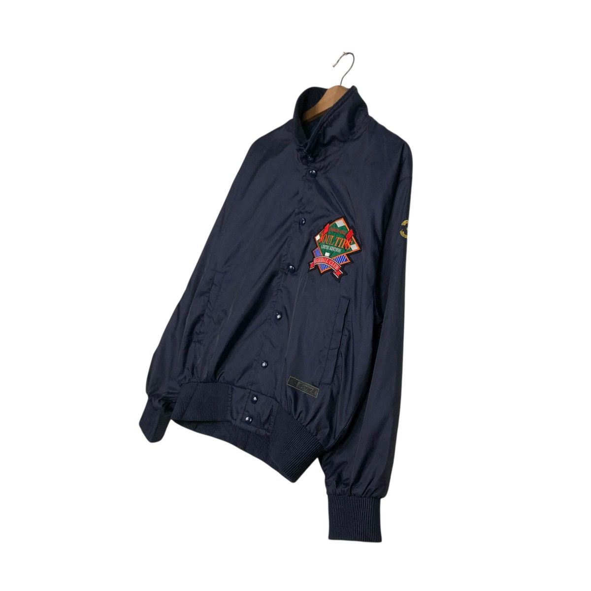 Japanese Brand 🔥VINTAGE BOMBER JACKET DESCENTE FOUL TIPS BASEBALL CLUB Size US L / EU 52-54 / 3 - 4 Thumbnail
