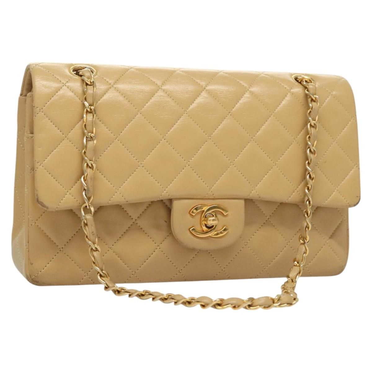 Chanel Chanel Vintage Classic Double Flap Bag Quilted Lambskin Size ONE SIZE - 1 Thumbnail