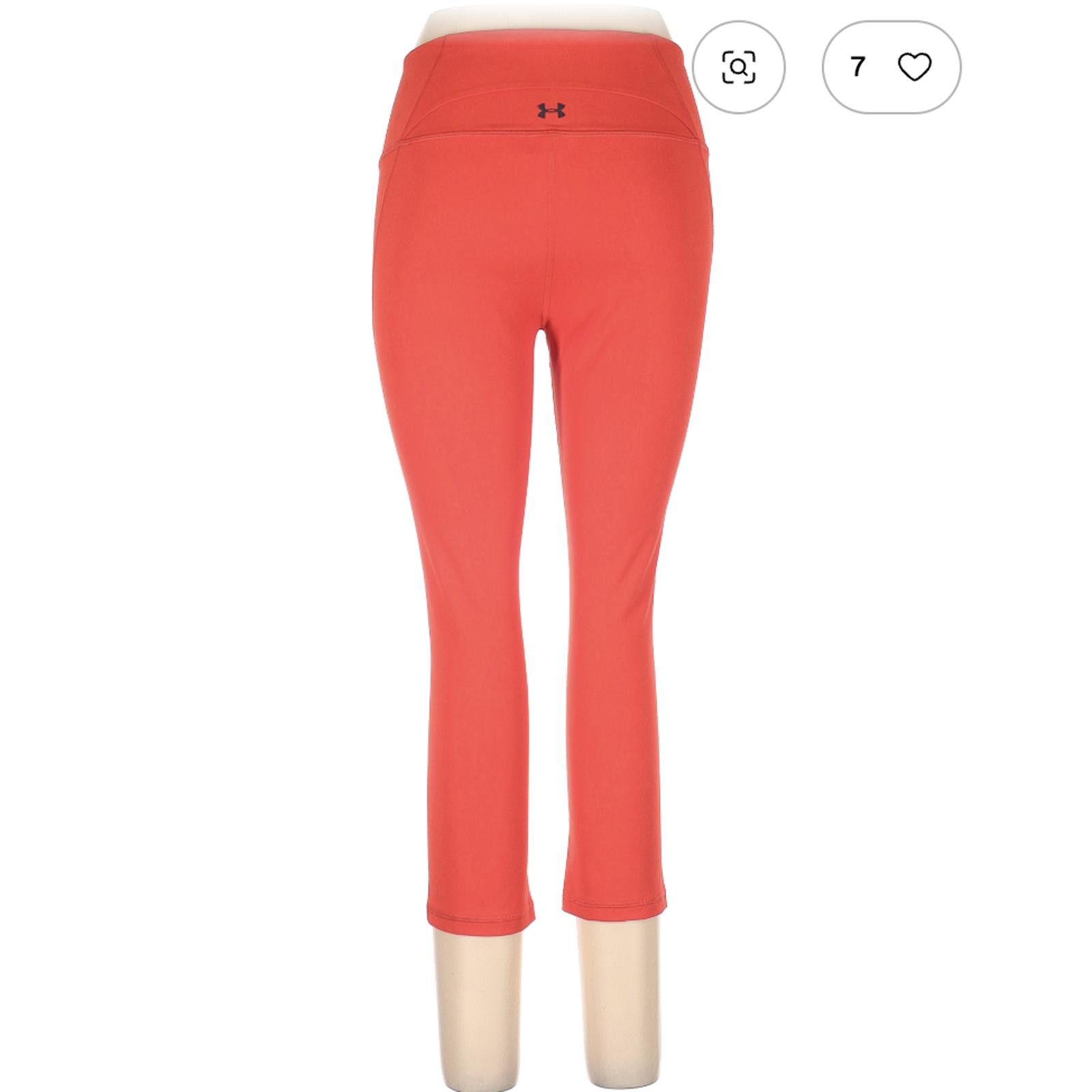 Under Armour Under Armour Red Orange Active Pants Size L Size ONE SIZE - 2 Thumbnail